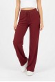 Kadın Yüksek Bel Fitilli Esnek Bol Paça Beli İpli Günlük Rahat Pantolon