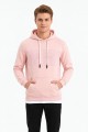 Erkek The End Baskılı Kapşonlu Kanguru Cepli Günlük Sweatshirt