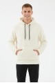 Erkek Kapüşonlu Kanguru Cepli Günlük Pelüş Sweatshirt