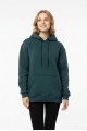 Kadın Kapşonlu Cepli Şardonlu Kalın Günlük Rahat Kesim Sweatshirt 
