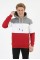 Erkek Üç İplik Şardonlu Kapüşonlu Parçalı Kanguru Cepli Günlük Sweatshirt