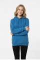 Kadın Kapşonlu Cepli Şardonlu Kalın Günlük Rahat Kesim Sweatshirt 