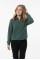Kadın Yarım Fermuarlı Yuvarlak Yaka Günlük Rahat Kesim Sweatshirt