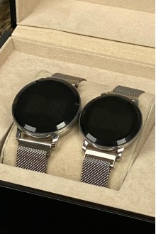 Mıknatıslı Hasır Kordon Dijital Ekran Gri Sevgili Saatleri