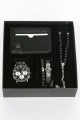 Erkek Kol Saati Tesbih Bileklik Cüzdan Kutulu 5’li Hediye Seti