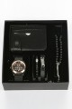 Erkek Kol Saati Tesbih Bileklik Cüzdan Kutulu 5’li Hediye Seti