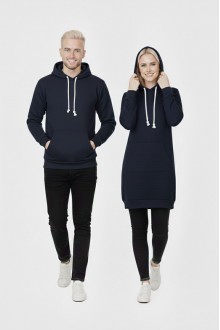 Düz Lacivert Tunik Ve Sweat Sevgili Kombini