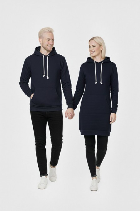 Düz Lacivert Tunik Ve Sweat Sevgili Kombini