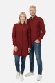 Düz Bordo Tunik Ve Gömlek Sevgili Kombini